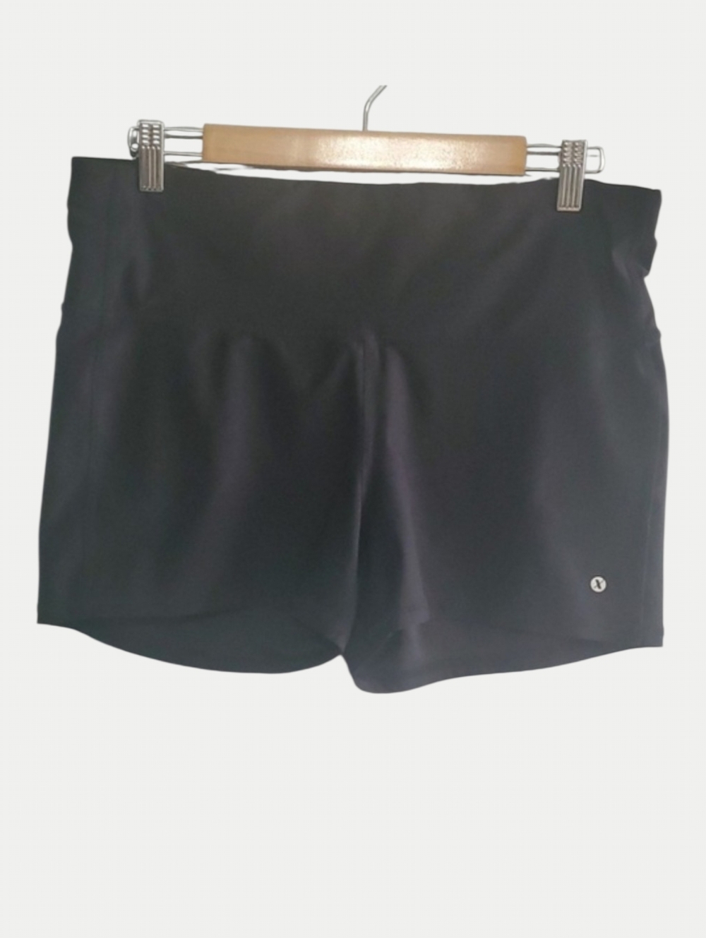 Xersion Black Bike Shorts Mid Rise Mid-rise Size Xl X-large